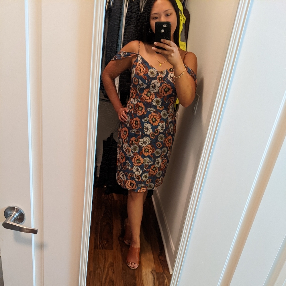 ASTR Cold Shoulder Cami Dress